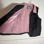 WEATHER TAMER vest black pink size 1X zip front pockets Photo 5