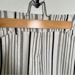 7th Ave Suiting Collection NYC Wide Leg Pant White Gray Stripes 4 Photo 6