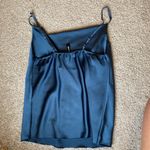 Venti6 Blue Cowl Nexk Satin Tank Top Size XL Photo 4
