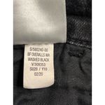 Old Navy  Denim boyfriend overalls washed black, size 8 Photo 5