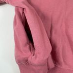 Ivory Ella  Pink Fleece Quarter Zip Pullover Women's Large Cozy Athleisure Photo 5