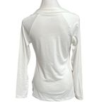 NFL Team Apparel San Diego Chargers Mesh Neck Long Sleeve Top White Size Large Photo 1