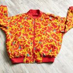 Vintage 90s Ornate Baroque Gripoix Gem Pattern Print Bomber Jacket Windbreaker Size undefined Photo 4