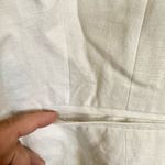 Madewell NWT White Linen Scoopneck Cutaway Vest - Size: 10 Photo 5