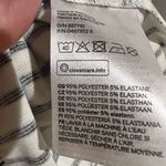 Divided by H&M Black White Striped Fit and Flare Dress Size 12 Photo 3