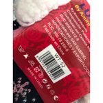 NWT Slipper Socks Let's‎ Get Lit Christmas Trees Holiday Lu Mei Stocking Stuffer Black Photo 4