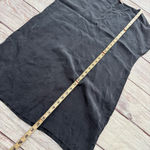 Marine layer Delta Vegan Silk Mini Shift Dress Charcoal Size M Photo 4