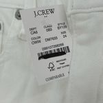 NWT J. Crew Womens Optic White Wash Solid Zip Fly Classic Denim Short Size 24 Photo 4