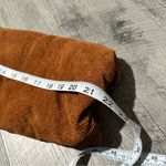 Pumpkin Orange Corduroy Women’s Jacket Coat Fall Autumn puffer outerwear warm Size M Photo 5