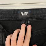 Paige  Women's Cindy Straight in Black Willow Pants Size 32 Photo 7