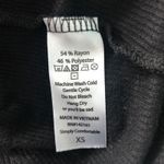 LuLaRoe Ribbed Black Tunic Top Pullover Elbow Sleeve Size XS Photo 8