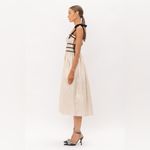 NWT Sofie the Label Claire Dress Gold Jacquard Velvet Straps Size Small Photo 6