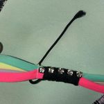 Victoria's Secret Bikini top floral top VS swim wear Bling colorful bikini top Photo 4