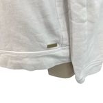 Alala Notch Hoodie Sweatshirt Long Mesh Sleeve Cotton Bamboo White Size XS Photo 12