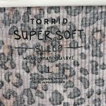 Torrid Plus Size 1X Top Super Soft Rib Sleeveless Lounge Tank Animal Leopard Photo 6