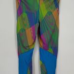 Nike Pro Hypercool Frequency Capri Leggings Womens Large Multicolor Swirl Print Photo 6