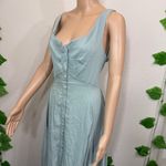 Elegant Sage Green Maxi Dress Size M Photo 10