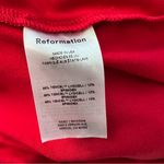 Reformation Rou Knit Red Midi Dress Sz S Photo 4