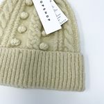 Topshop Neutral Tan Pom Pom Beanie Winter Hat Photo 3