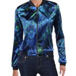 T Tahari  velvet floral bomber jacket women’s Size Small Photo 1