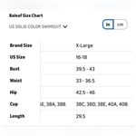 Baleaf  Women's Racerback Athletic One Piece Modest Swimsuit XL NWT Photo 4