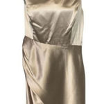 J.Crew #155- Champaign silk one shoulder cocktail dress Photo 0