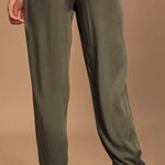 Lulus LULU’S Sebastian Olive Green Pants Photo 0