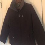 Portrait c oat: Purple Solid Jackets & Outerwear - Size L Photo 0