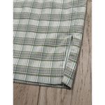 Ann Taylor  Short‎ Pencil Mini Skirt Womens 4P S Green Cream Plaid Lined Slit EUC Photo 1