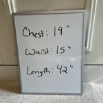 Vintage Sabino Navy‎ Rope Print Tiered Dress Nautical 80s Designer Old Money Blue Size 8 Photo 8