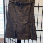 Black and white skirt with belt and pleats Photo 1