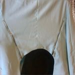 Charlotte Russe 3/20🦋 light Blue Cut Out Back blazer with Silver Faux Zipper Photo 3