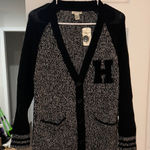 Forever 21  Black and White Button-Up Cardigan Photo 0