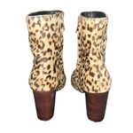 Sam Edelman Corra Leopard Cow Fur Ankle Boots sz 7.5 Photo 1