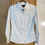 Banana Republic  White Fitted Long Sleeve Dress Shirt Photo 0