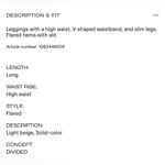 H&M Vegan Flared Legging Photo 3