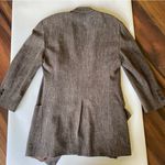 Donna Karan  New York Wool Linen Blend Italian Oversized Blazer Photo 14