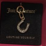 Juicy Couture Rare Retro Silver “Couture Yourself” Mini C-Pave Horseshoe Charm Photo 1