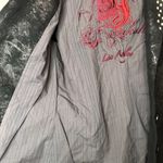 Johnny Was  3J Workshop Coated Velvet Embroidered Floral Studded Jacket Black XS Photo 7