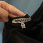 Bailey blue  Black Blouse with Lace Accents | Women’s Size Medium Photo 3