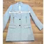 Veronica Beard gray dickey compatible Melange Wool Cashmere Blend coat size 4 Photo 5