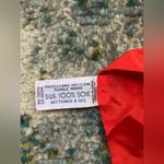 Liz Claiborne Vintage 80s red silk neck hair scarf Photo 5