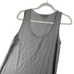 April Cornell Grey 100% Cotton Gauze Slip Midi Dress Nightgown Cottage Womens Sm Gray Photo 2