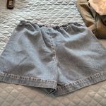 H&M Denim drawstring shorts Photo 3