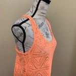 A'Gaci Lagaci Neon Orange Cover-Up Crochet Beach Dress Photo 6