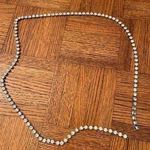 Rhinestone chain belt Silver Photo 0