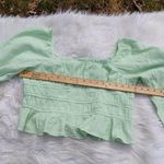 Wild Fable Size Extra Large XL Light Pastel Mint Green Cottage Core Kawaii Crop Photo 5
