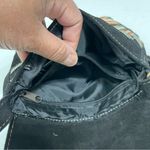 Suede leatherCoconut shells Black, Tan and Orange Aztec Ecuador Crossbody Purse Black Photo 9