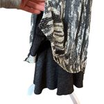 Picadilly Fashion Gothic Witchy Midi Dress Black White Layered Womens Size XS Photo 11