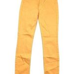 RE/DONE NWT Women's High Rise Skinny Jeans Size 26 Mustard Yellow Denim Stretch Photo 0